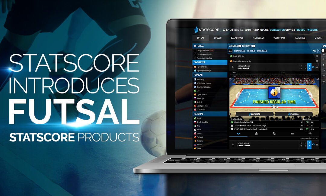 A STATSCORE introduz o futsal em nossa linha de produtos