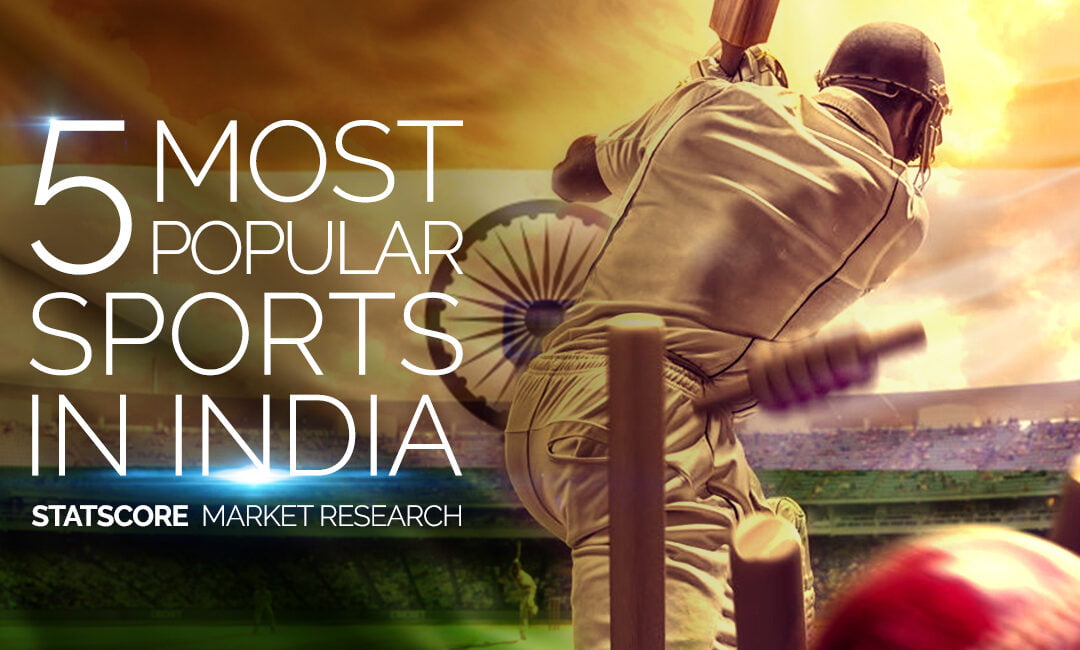 What are the 5 most popular sports in India?