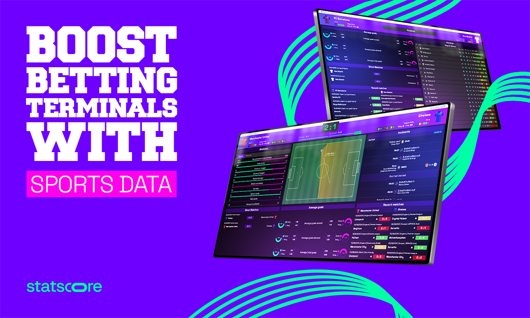 Transform your betting terminals with STATSCORE’s top data widgets