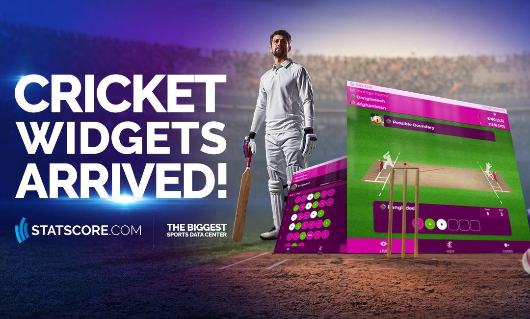 STATSCORE unveils ground-breaking cricket widgets with LIVE coverage and pre-game data!