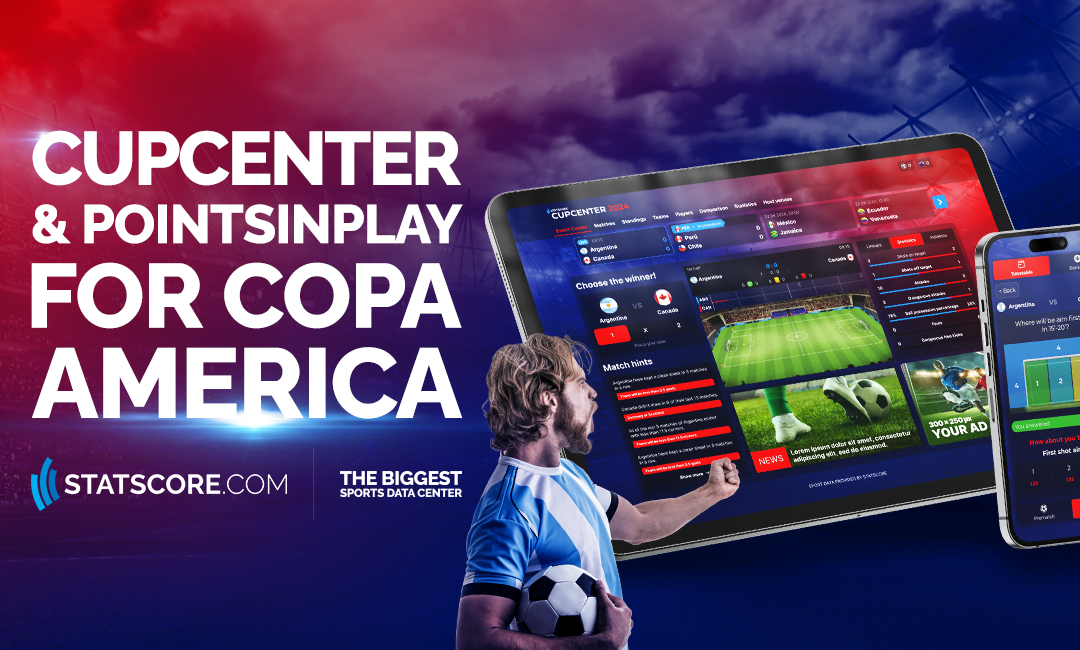 Copa America boosted with STATSCORE’s CupCenter and PointsInPlay!