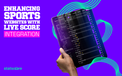 Enhancing sports websites with live score integration