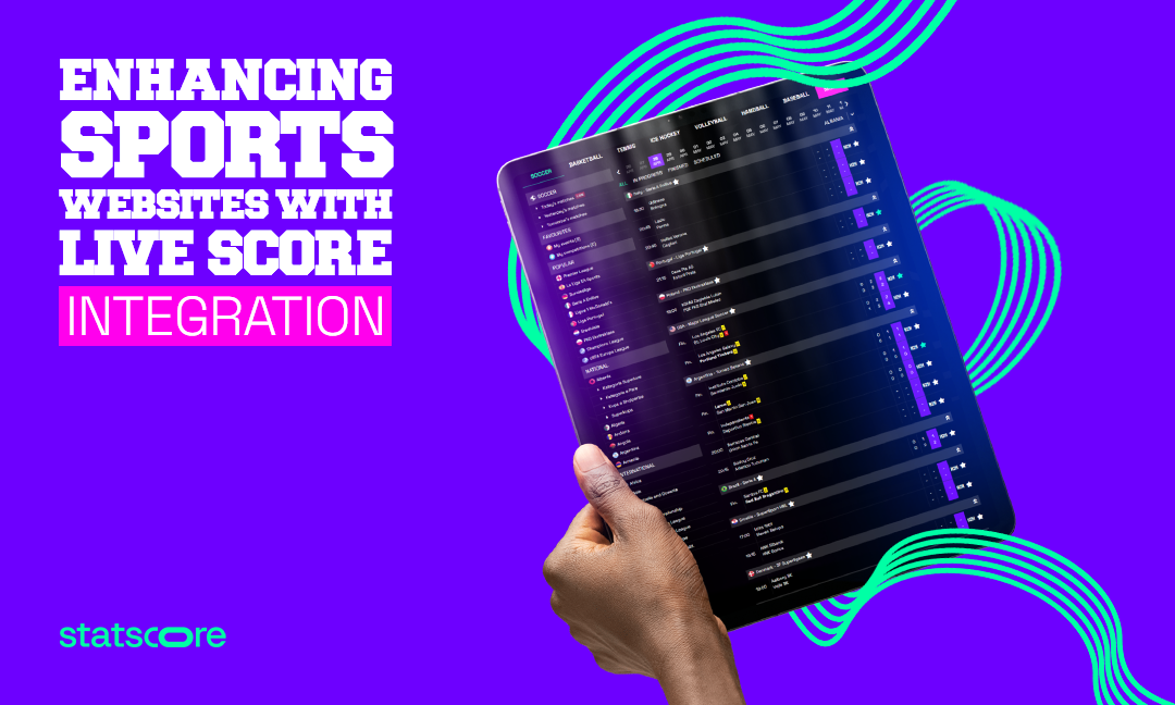 Enhancing sports websites with live score integration